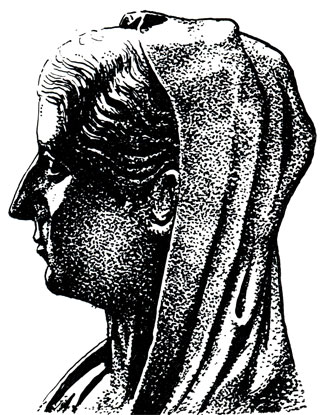 Портрет римлянки эпохи Августа, найденный в Геркулануме. Неаполь, Наниональный музей